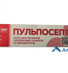 Паста антимікробної дії Пульпосепт (DiDent), шприц 1,2 г. + канюлі